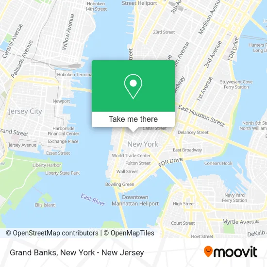 Grand Banks map