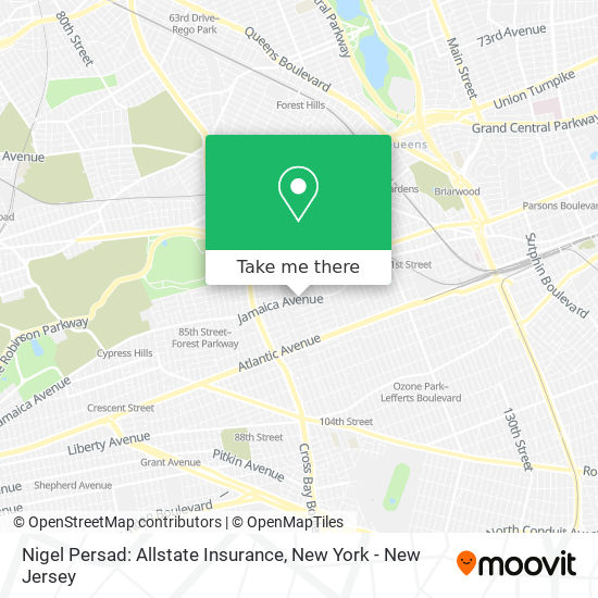 Nigel Persad: Allstate Insurance map