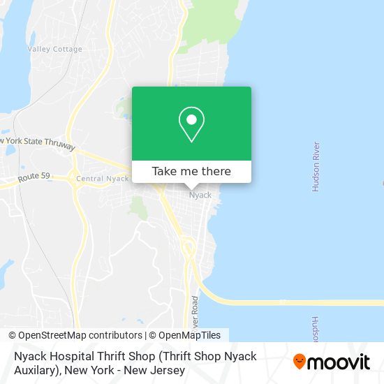 Mapa de Nyack Hospital Thrift Shop