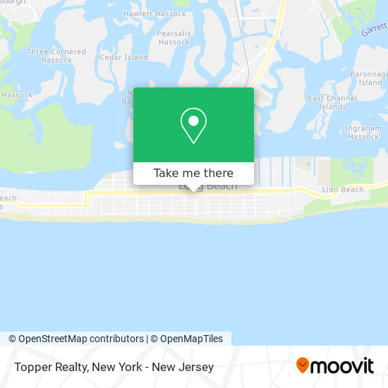 Topper Realty map
