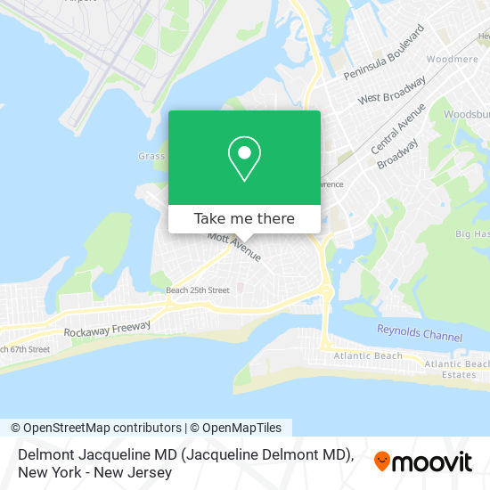 Delmont Jacqueline MD map