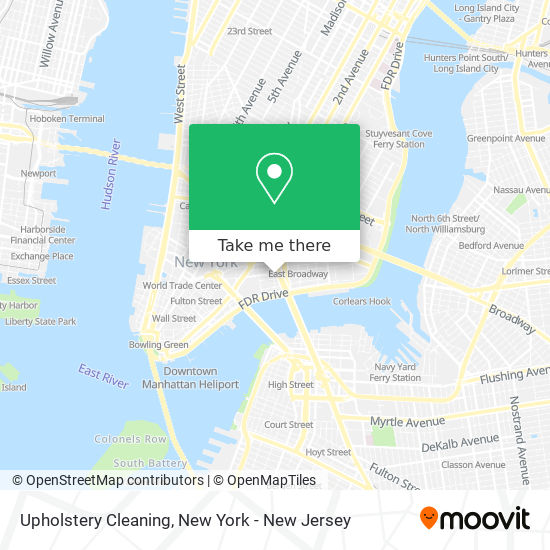 Upholstery Cleaning map