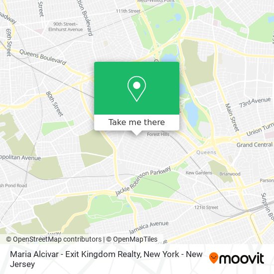 Mapa de Maria Alcivar - Exit Kingdom Realty
