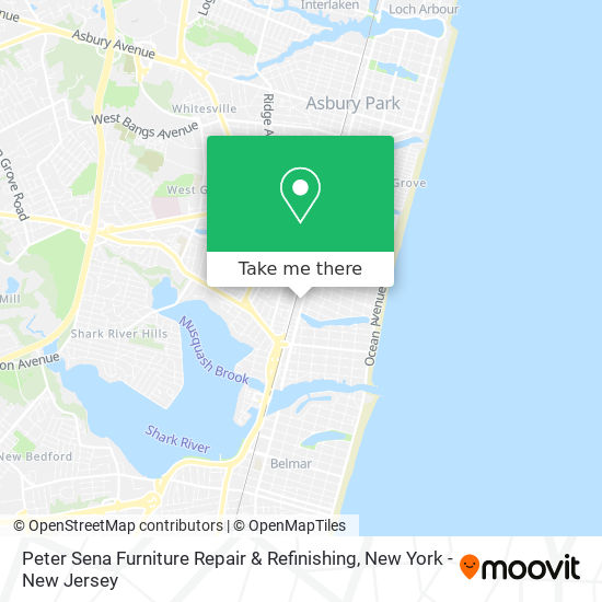 Peter Sena Furniture Repair & Refinishing map