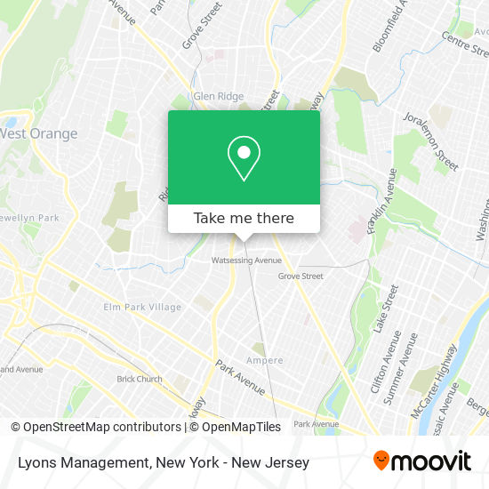 Lyons Management map