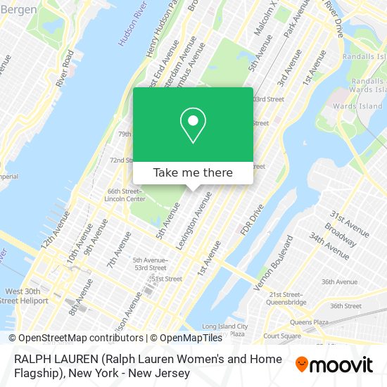 Mapa de RALPH LAUREN (Ralph Lauren Women's and Home Flagship)