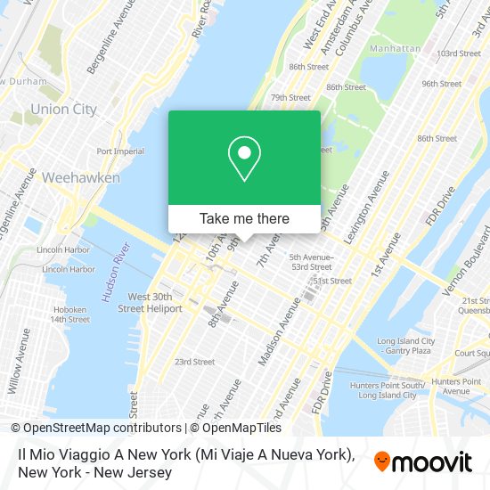 Il Mio Viaggio A New York (Mi Viaje A Nueva York) map