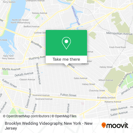 Brooklyn Wedding Videography map