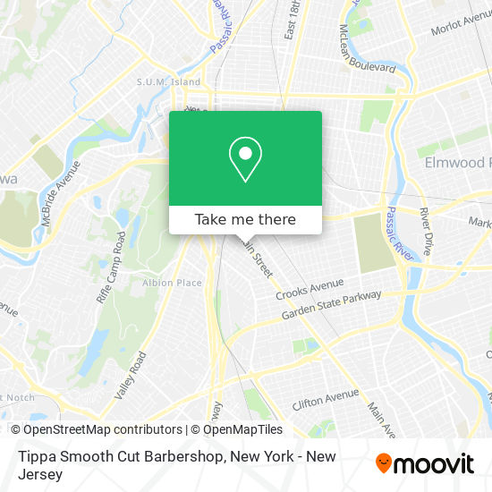 Tippa Smooth Cut Barbershop map