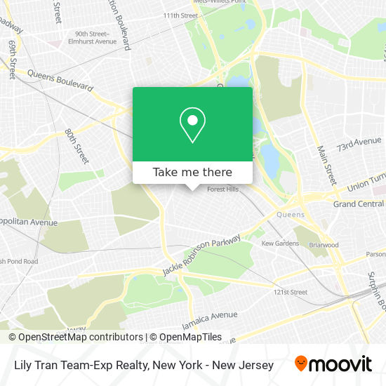 Lily Tran Team-Exp Realty map