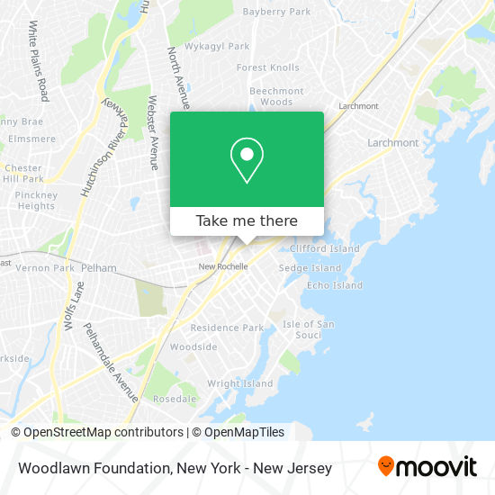 Mapa de Woodlawn Foundation