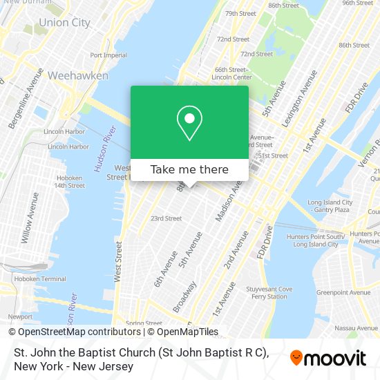 St. John the Baptist Church (St John Baptist R C) map