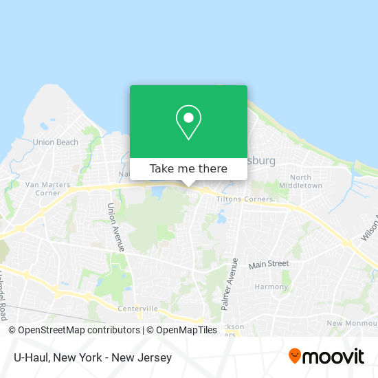 U-Haul map