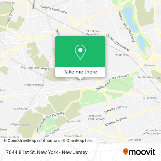 Mapa de 7644 81st St