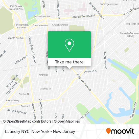 Laundry NYC map