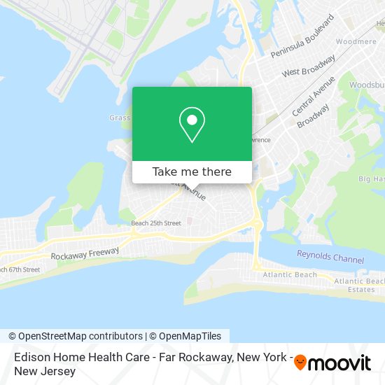 Edison Home Health Care - Far Rockaway map