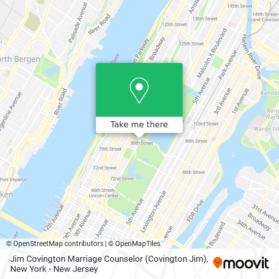 Jim Covington Marriage Counselor (Covington Jim) map