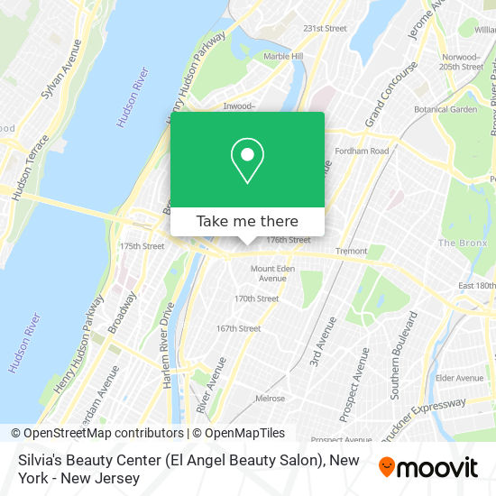 Mapa de Silvia's Beauty Center (El Angel Beauty Salon)