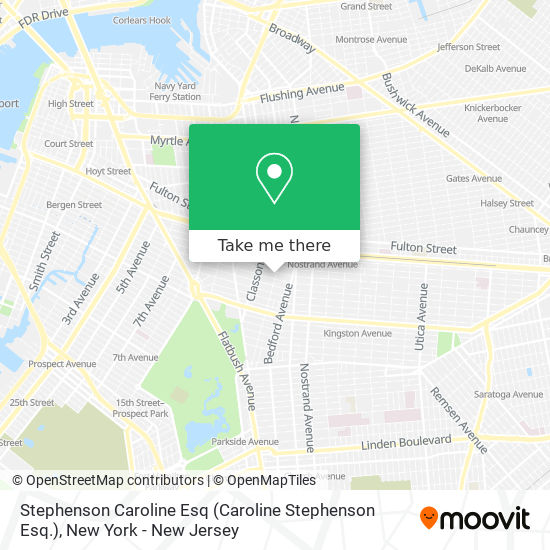 Mapa de Stephenson Caroline Esq (Caroline Stephenson Esq.)