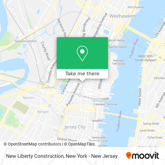 Mapa de New Liberty Construction