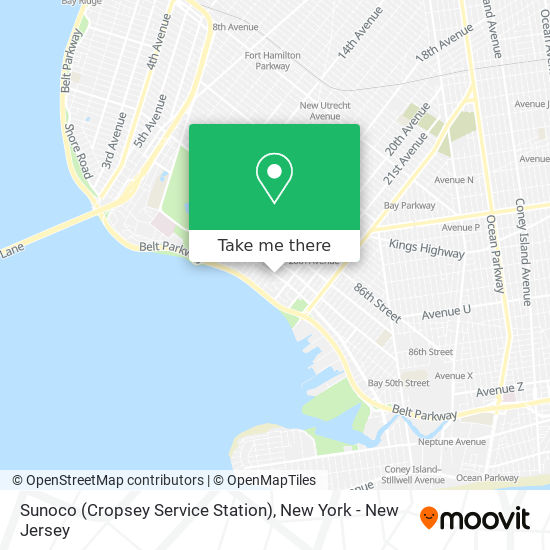 Mapa de Sunoco (Cropsey Service Station)