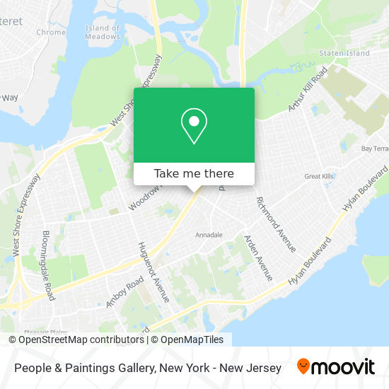 People & Paintings Gallery map