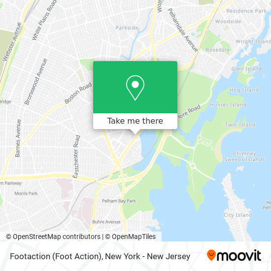 Footaction (Foot Action) map