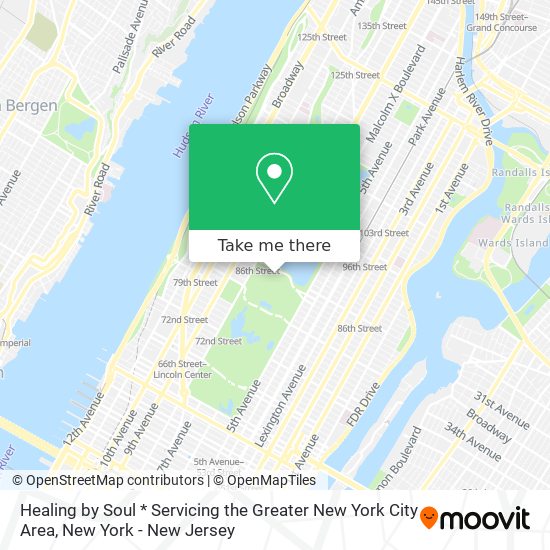 Healing by Soul * Servicing the Greater New York City Area map