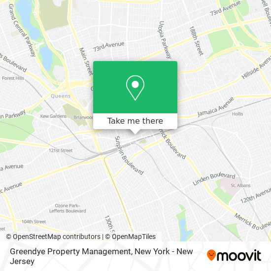 Greendye Property Management map