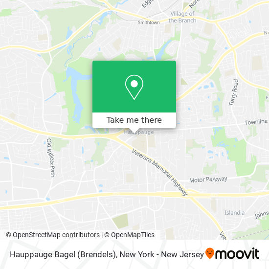 Mapa de Hauppauge Bagel (Brendels)