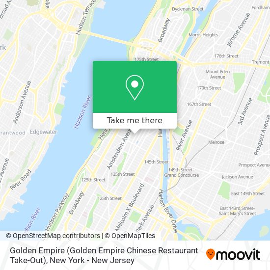 Mapa de Golden Empire (Golden Empire Chinese Restaurant Take-Out)