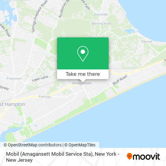 Mapa de Mobil (Amagansett Mobil Service Sta)