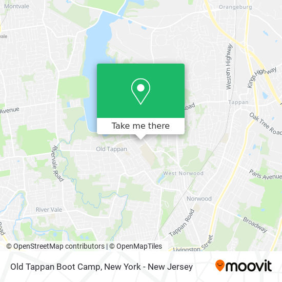 Old Tappan Boot Camp map