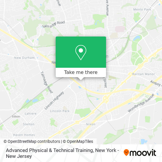 Advanced Physical & Technical Training map