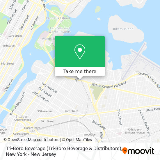 Mapa de Tri-Boro Beverage