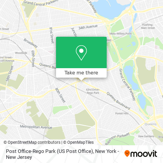 Mapa de Post Office-Rego Park (US Post Office)