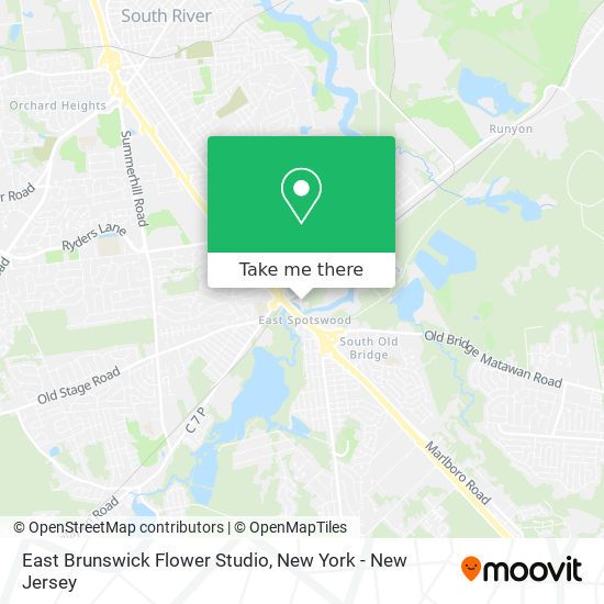 East Brunswick Flower Studio map