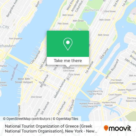 National Tourist Organization of Greece (Greek National Tourism Organisation) map