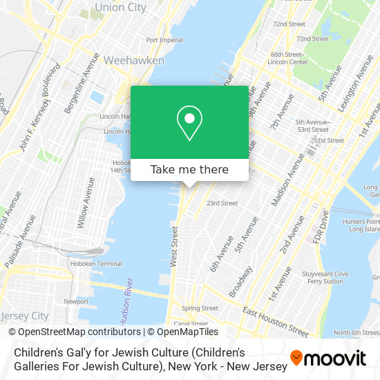 Mapa de Children's Gal'y for Jewish Culture (Children's Galleries For Jewish Culture)