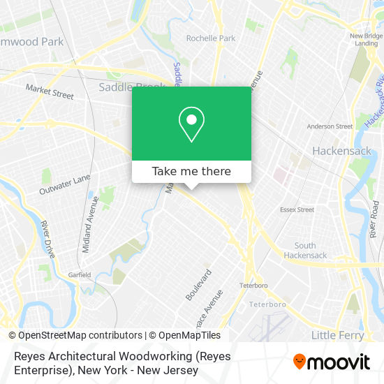 Mapa de Reyes Architectural Woodworking (Reyes Enterprise)