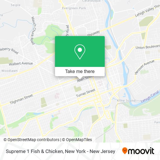 Supreme 1 Fish & Chicken map