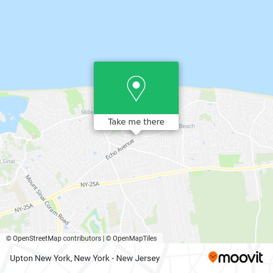 Upton New York map