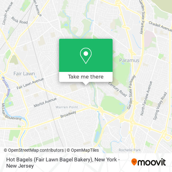 Mapa de Hot Bagels (Fair Lawn Bagel Bakery)