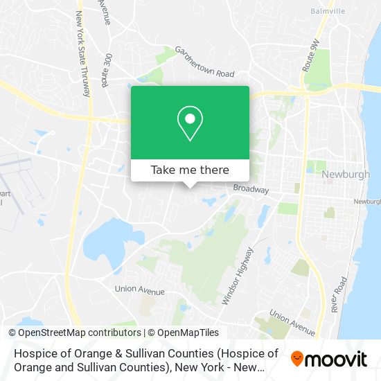 Mapa de Hospice of Orange & Sullivan Counties