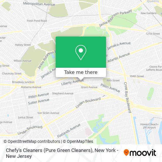 Mapa de Chefy's Cleaners (Pure Green Cleaners)