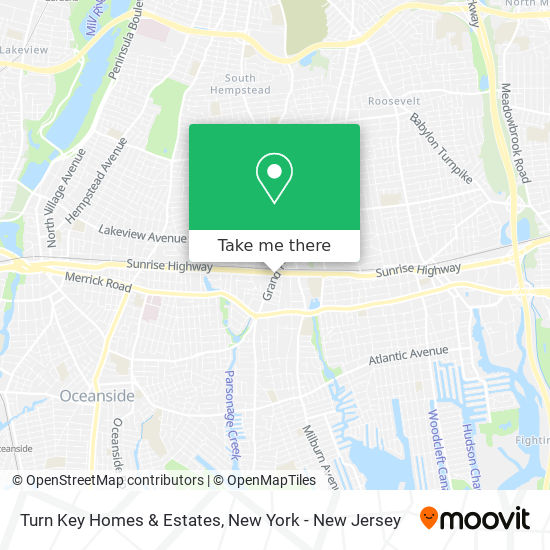 Turn Key Homes & Estates map