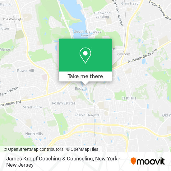 James Knopf Coaching & Counseling map