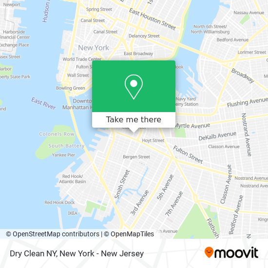 Mapa de Dry Clean NY