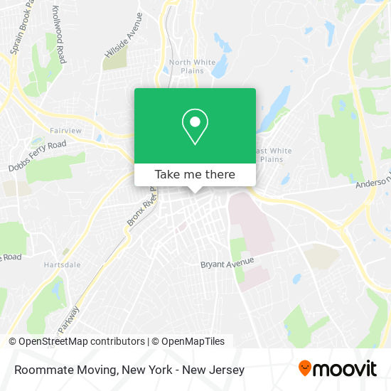 Roommate Moving map