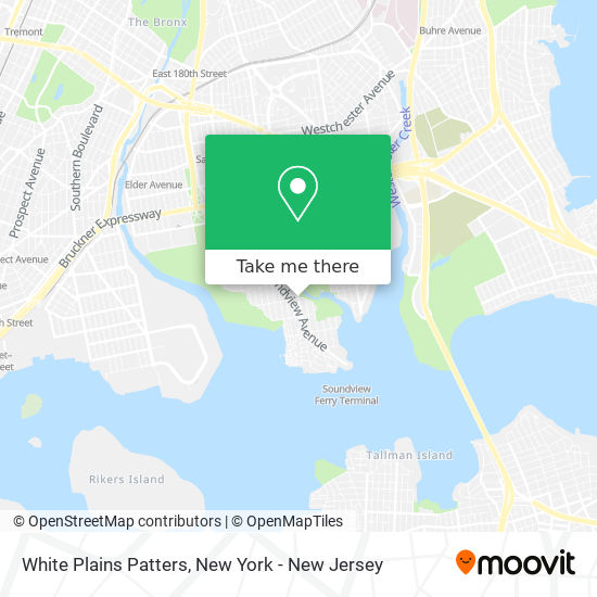 White Plains Patters map